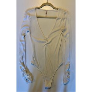 FREE PEOPLE Ribbed Bodysuit - Size M